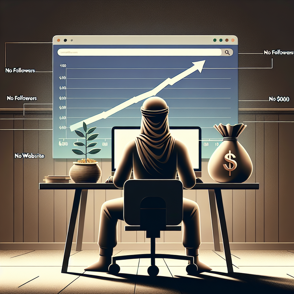 No Followers, No Website, No Problem: How I Made My First $1000 Online