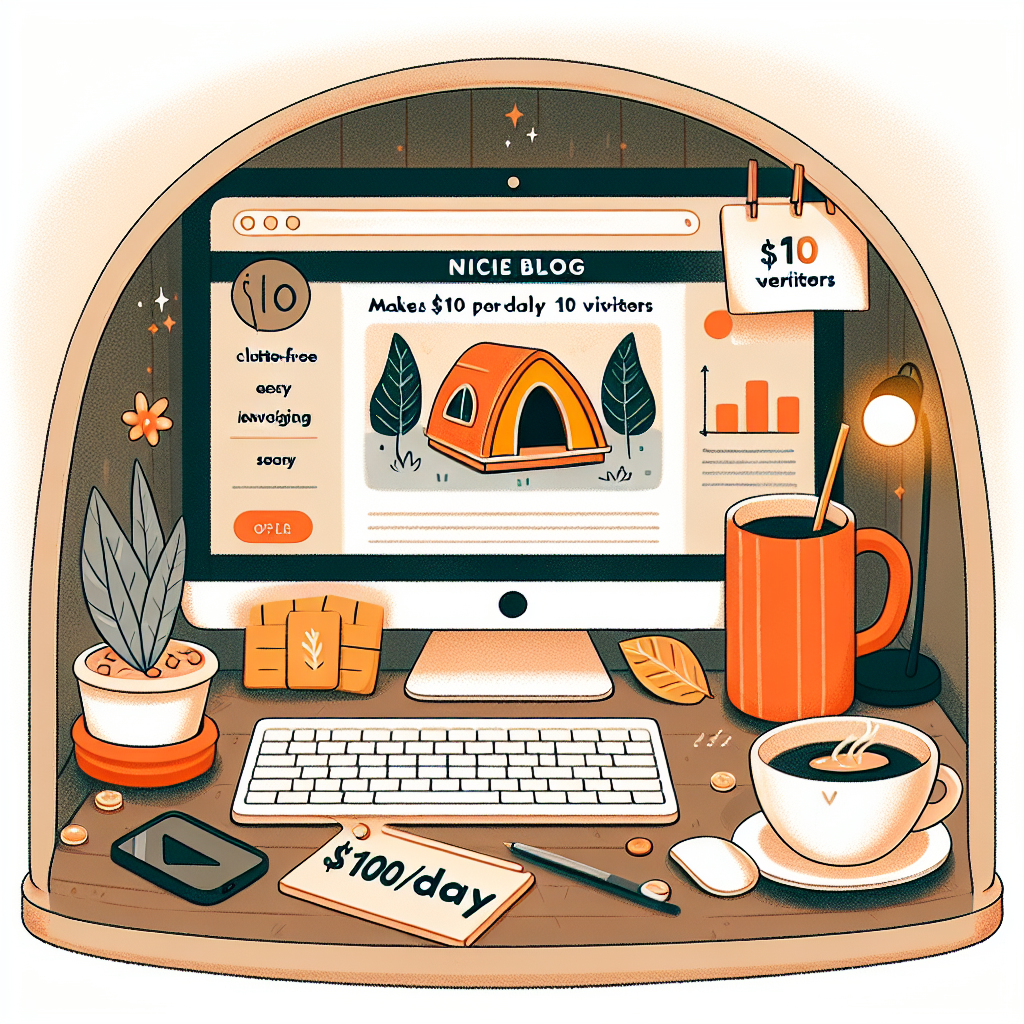 This Niche Blog Makes $100/day With 10 Visitors